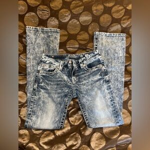 Miss Me Angel Wing Acid Wash Size 28